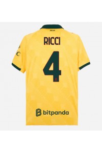 AC Milan Samuele Ricci #4 Fotballdrakt Tredje Klær 2025-26 Korte ermer